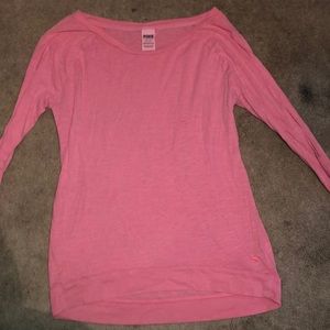 Pink sweater tee